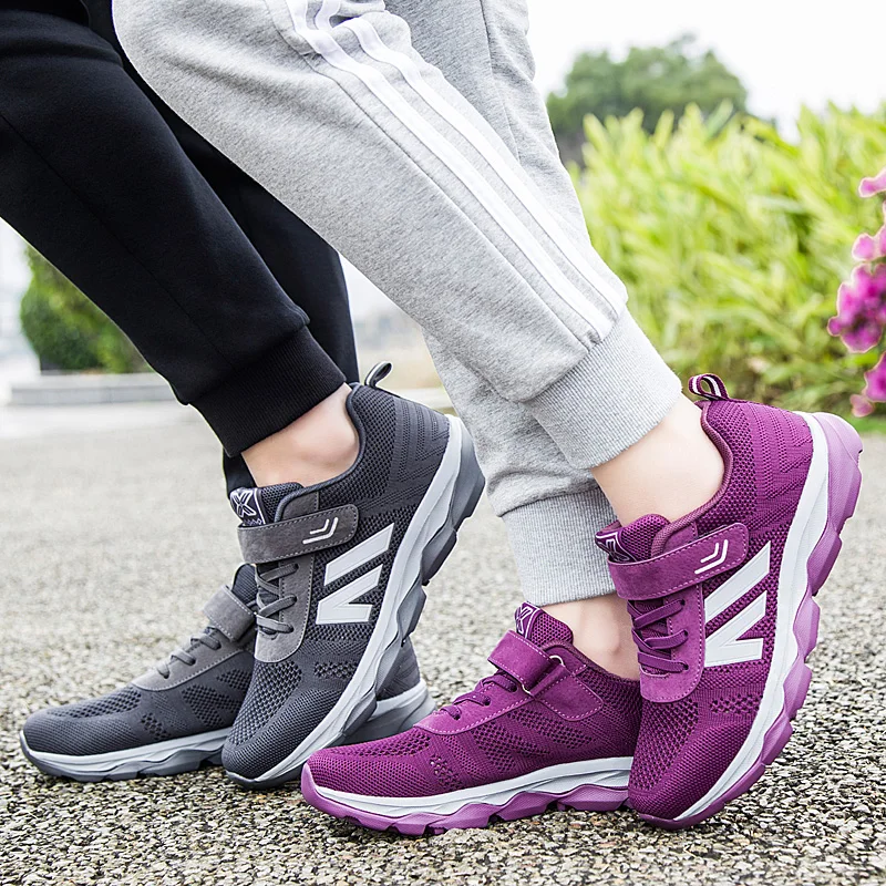 

New Sneakers Women Shoes Flats Casual Ladies Shoes Woman Lace-Up Mesh Light Breathable Female De Mujer Shoes Women