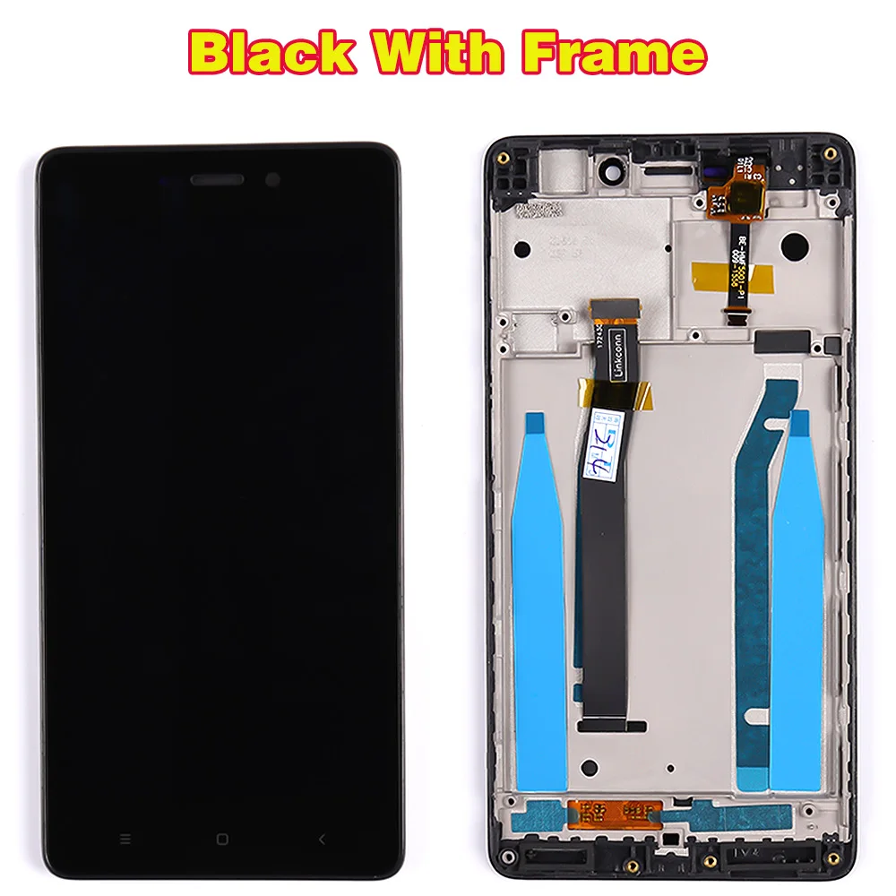 Black And Frame Протестированный ЖК-дисплей для Xiaomi Redmi 3S 5,0 дюймов кодирующий преобразователь сенсорного экрана в сборе для Xiaomi Redmi 3/Redmi 3X Frame Tools - Цвет: Black And Frame