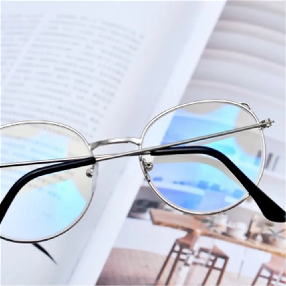 Новые модные корейские стильные плоские светящиеся кошачьи очки с ушками Ретро