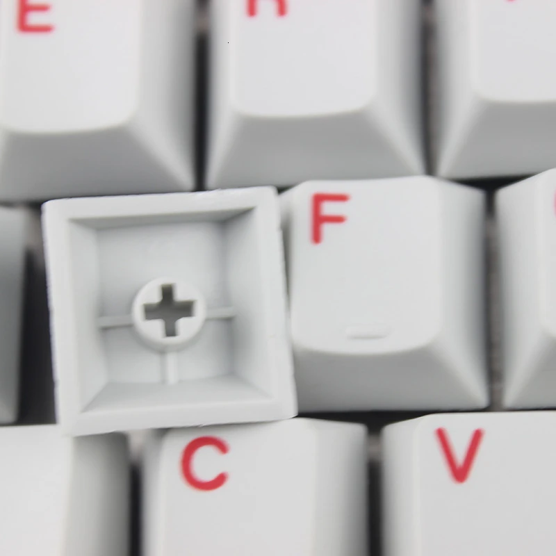 Красный шрифт краситель Sub Keycaps набор толстый PBT пластик 139 Вишневый профиль механическая клавиатура Gh60 Xd60 Xd84 Cospad Rs96 Zz96 Fc660