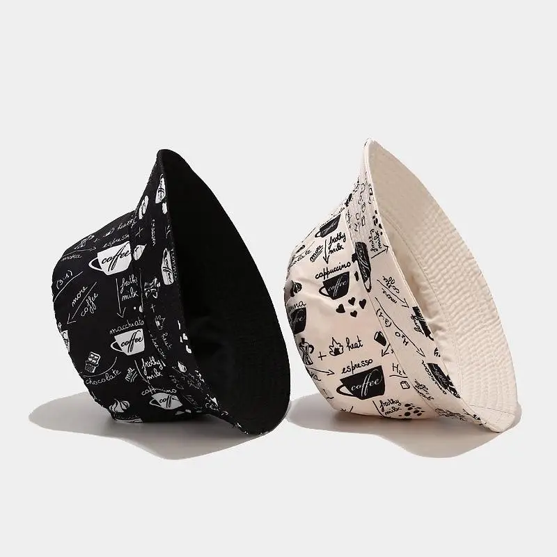 

cotton print Bucket Hat Fisherman Hat outdoor travel hat Sun Cap Hats for Men and Women 200