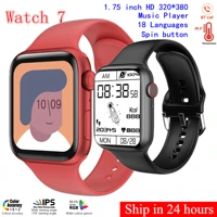 series7 smart watch 1 75 inch 320380 body temperature heart rate blood oxygen wireless charg gps track pk t500 m26p iwo13 dt100