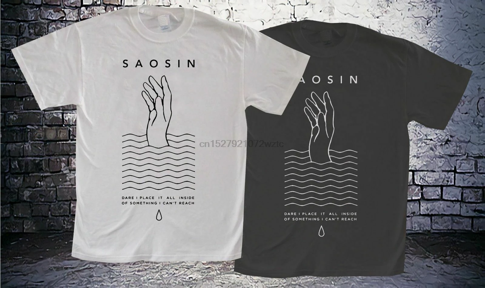 Новинка SAOSIN DARE I Plate IT мужская черно-белая футболка размер США EN1 | Мужская одежда