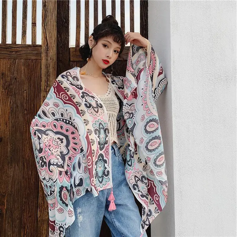 Женский платок женский хиджаб в стиле бохо шарф женские длинные шали с