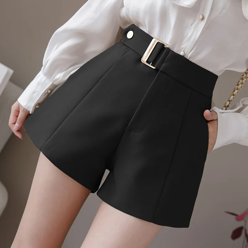 Шорты REALEFT женские с широкими штанинами повседневные шикарные Короткие штаны