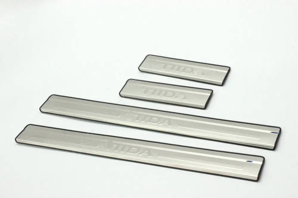 Нержавеющая сталь порога Накладка защита порогов протектор для Nissan 2012