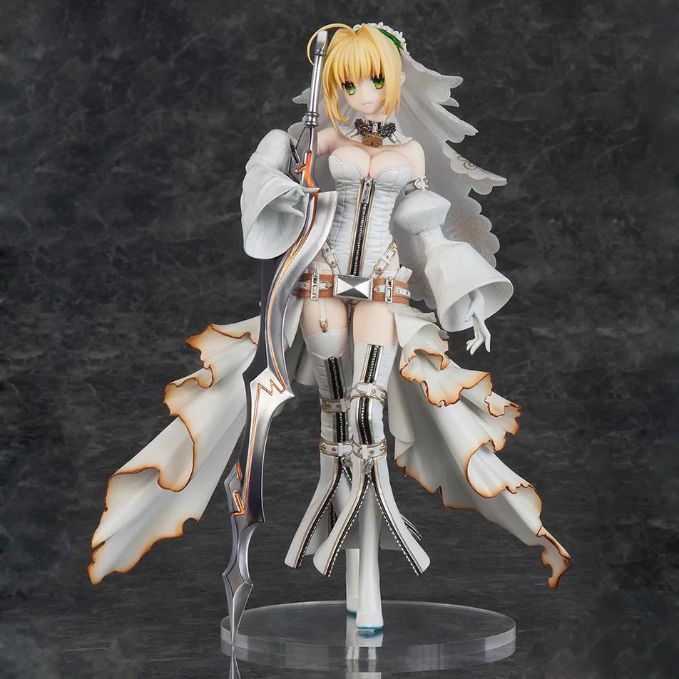 24 см расклешенная судьба/большой заказ Saber Нерон Клавдий Невеста ПВХ фигура аниме