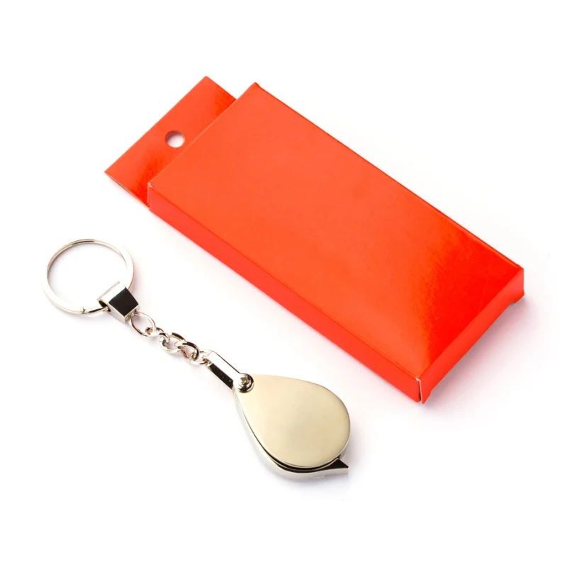 Портативное 10 кратное увеличительное стекло ручная металлическая Лупа в стиле