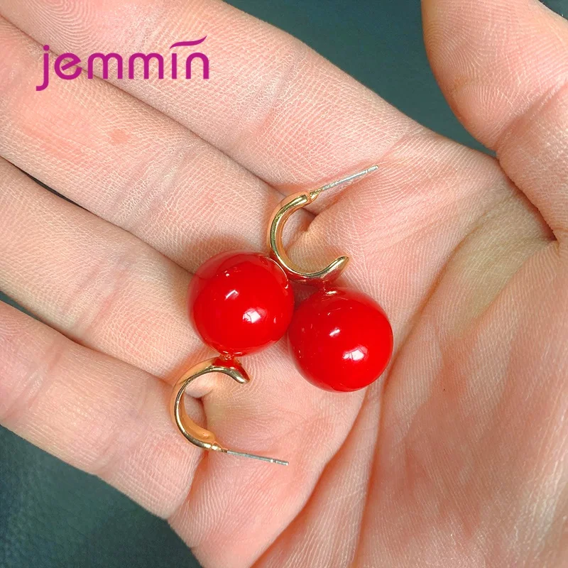 Корейские Роскошные серьги-гвоздики из стерлингового серебра 925 пробы с