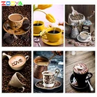 Zooya полная дрель квадратная Алмазная картина кофейная Алмазная вышивка продажа картина Стразы Алмазная мозаика полный макет Zh018