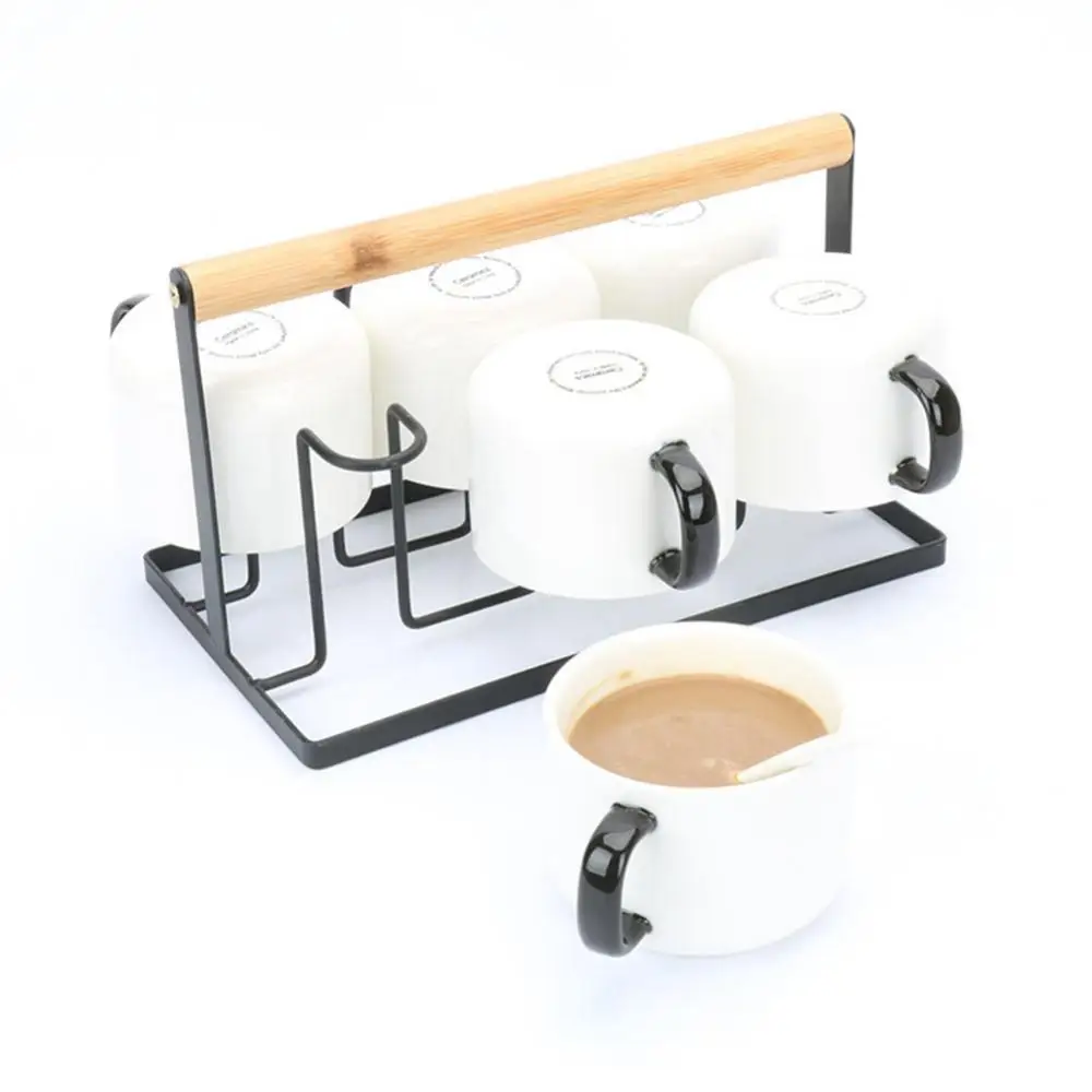 

Dining Room Water Draining Coffee Mug Glass Cup Holder Storage Rack Organizer