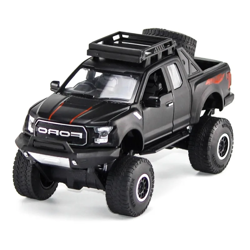 

1:32 Ford Mustang F150 Modified Version Raptor Pickup Alloy Die-casting Car Model Metal Simulation Toy Car Boy Children's Toy