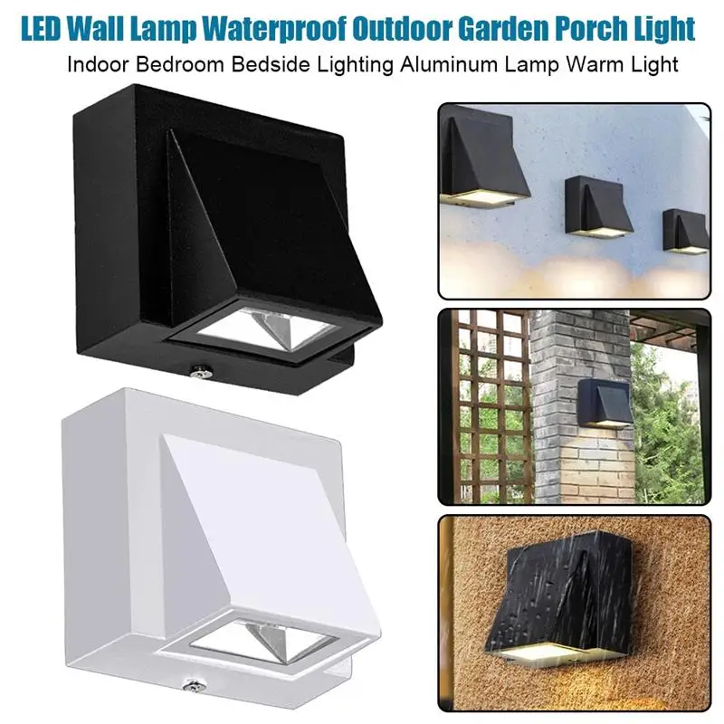 

LED Wall Lamps IP65 Waterproof Outdoor Garden Lighting Aluminum 5W 220V Indoor Bedroom Living Room Stairs Decoration Wall Lights