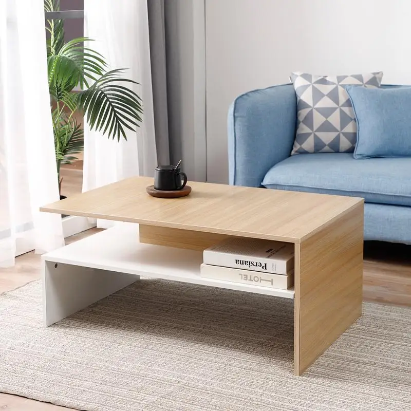 

Coffee Table Modern Simplicity Sofa Side Table Bedroom Living Room Table Solid Wood Multifunctional Storage Coffee Table HWC