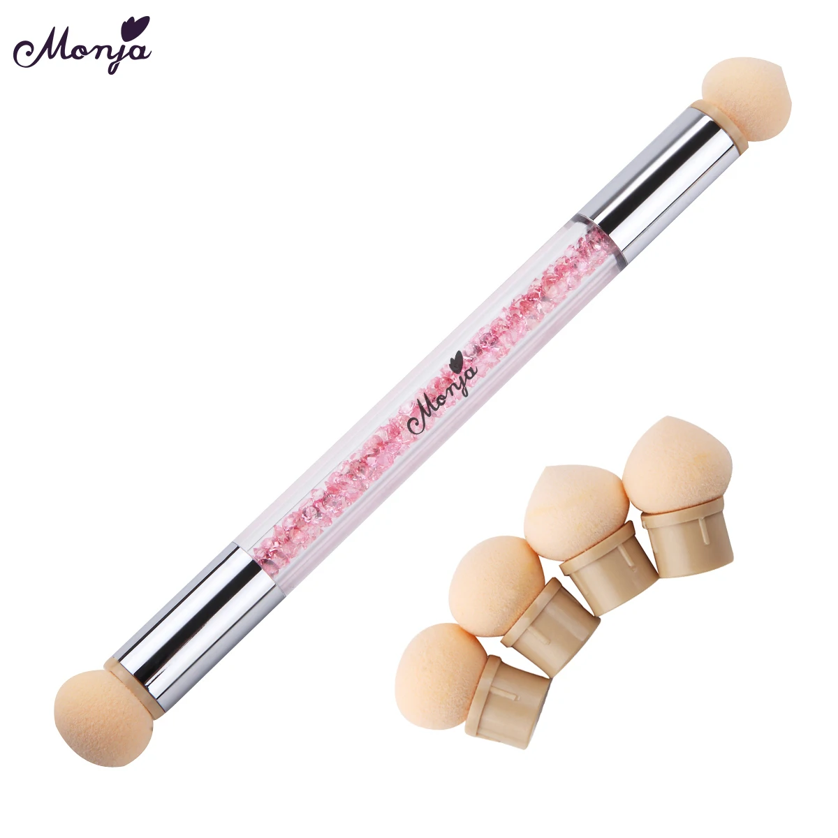 Monja двухсторонняя фотографическая градиентная кисть с цветным градиентом + 6