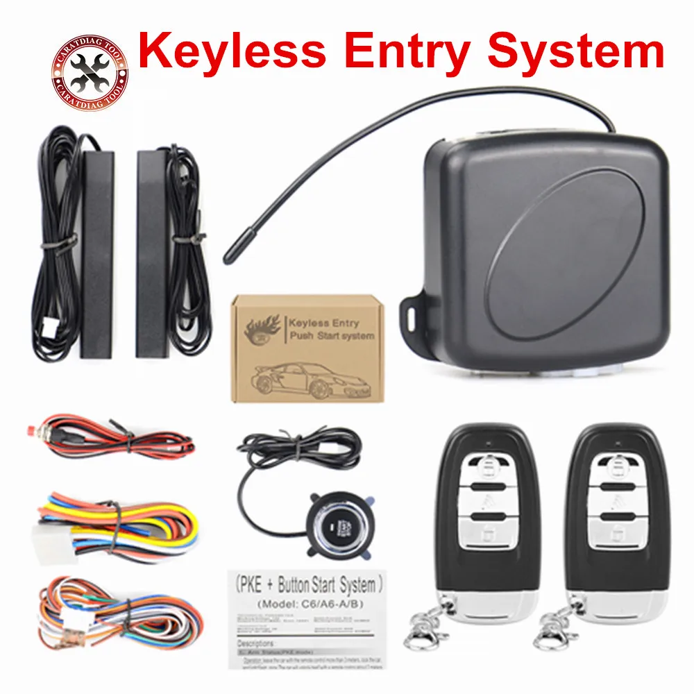 Автомобильная сигнализация 12 В кнопка запуска и остановки двигателя зажигания