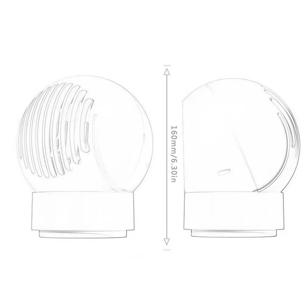 

Creative USB Photocatalyst Electric Mosquito Lamp Brushless Silent Motor Built In Three LED Soft Light Beads