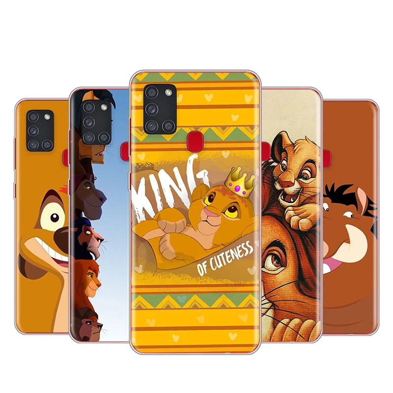 

Cartoon Animation Lion King For Samsung A51 A91 A81 A71 A41 A31 A72 A52 A02S A32 A12 A42 A21 S A11 A01 UW Transparent Phone Case