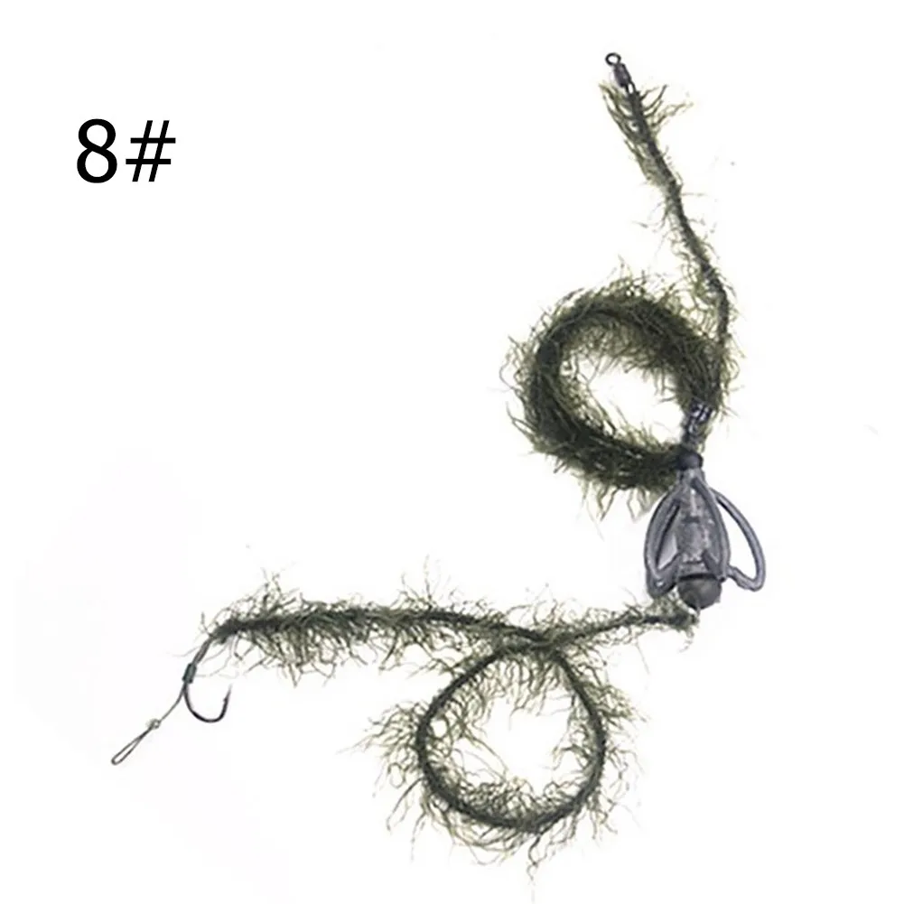 

Carp Fishing Bait Cage Line Group Feeder Sinker String Hook Fishing Bait Basket Artificial Lure Catfish Jigs Baitholder Pesca