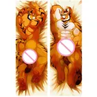 Новое поступление тапочки в виде персонажа аниме пушистый Тигровая Подушка охватывает Dakimakura Чехол 3D двухсторонняя постельные принадлежности обниматься тела Чехол, способный преодолевать Броды для взрослых