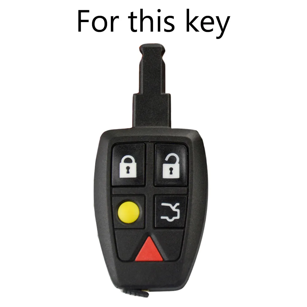 Силиконовый чехол для ключей Fob Для Volvo C30 C70 S40 V50 2004 2007 безключевой пульта