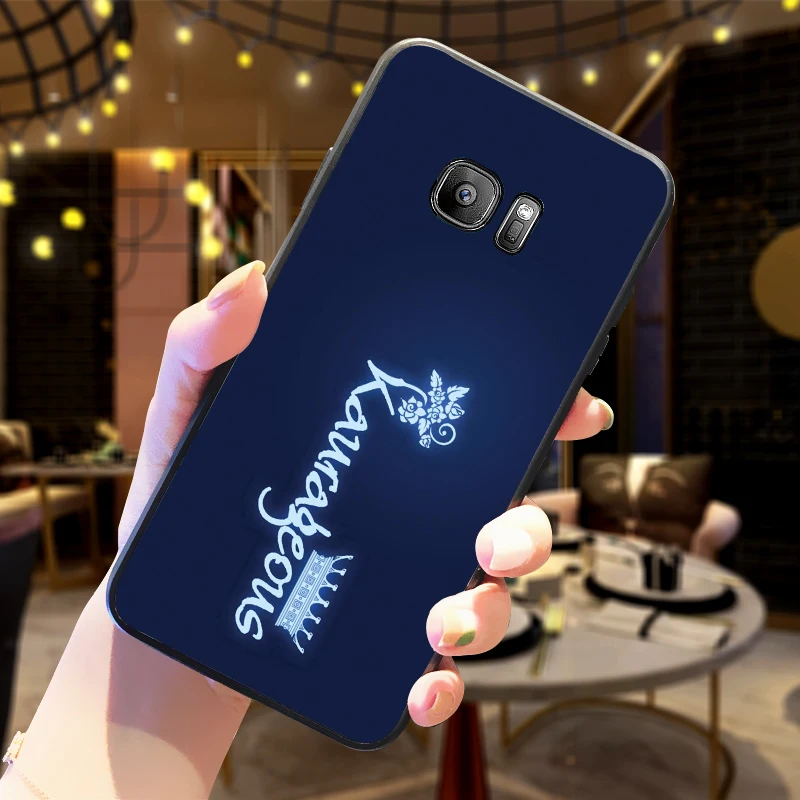 Красивая винтажная корона мягкий силиконовый чехол для телефона Samsung Galaxy S6 S8 край