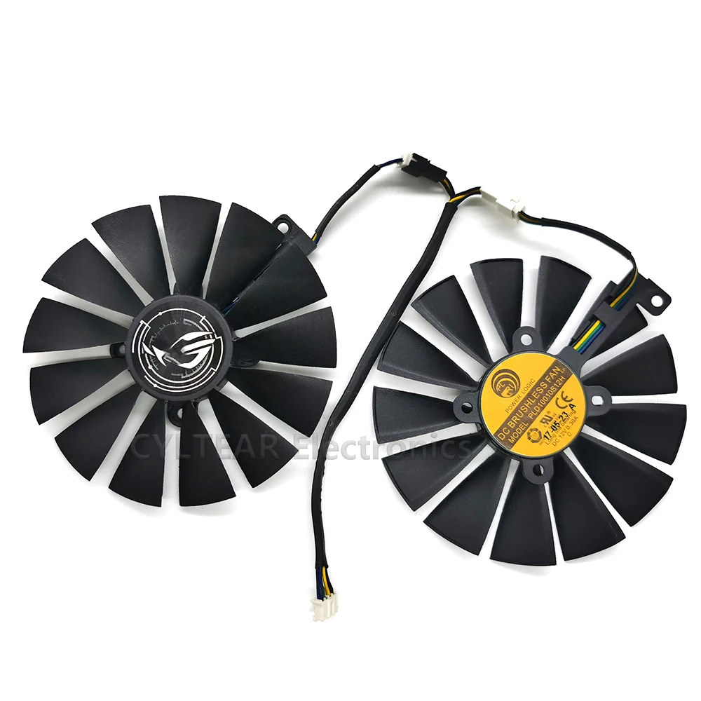 New 95MM PLD10010S12H Cooler Fan For ASUS ROG STRIX Dual RX 470 570 AMD RX470 RX570 Gaming Video Card Cooling | Компьютеры и офис