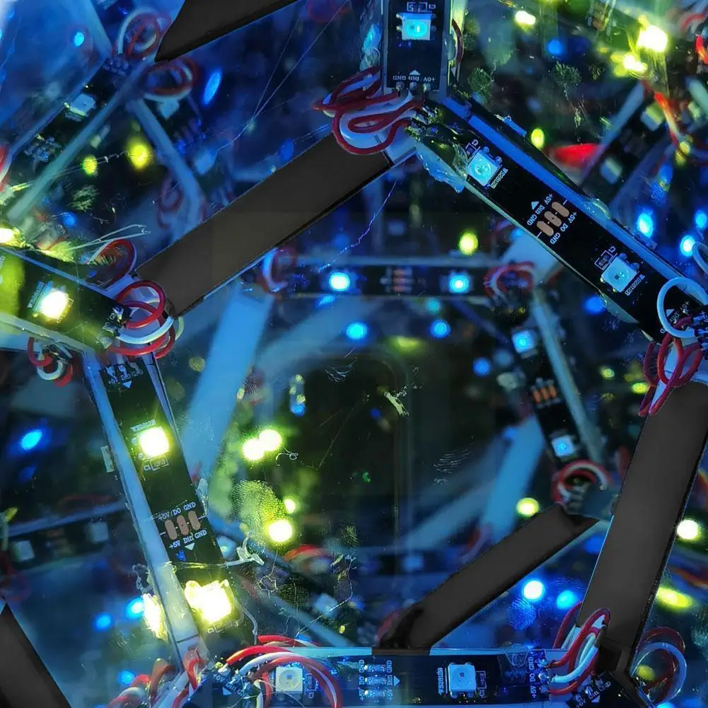 

Ночсветильник Dodecahedron, украшение для дома, свадебные принадлежности, питание от USB, красивый светящийся реквизит 20x20x20 см P I4M3