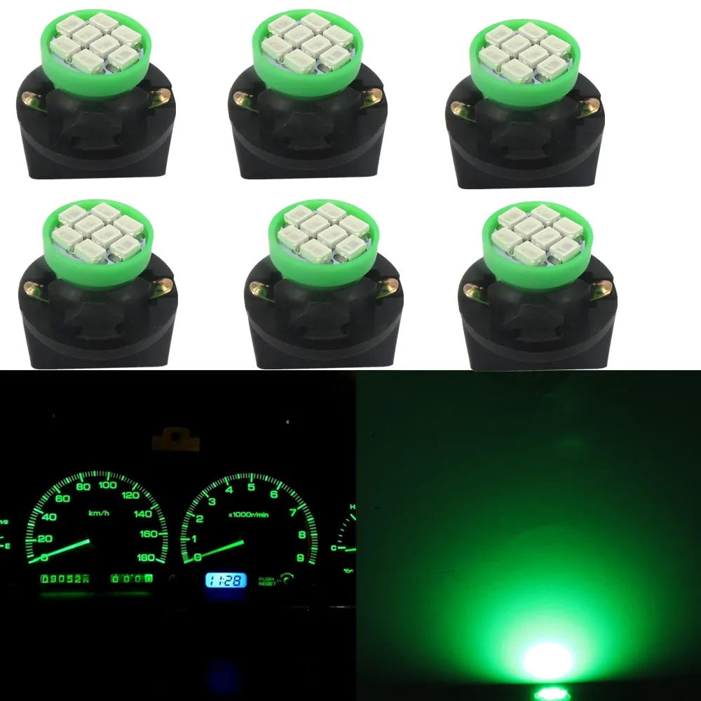 Автомобильная светодиодная лампа WLJH T10 Led W5W 12 В с поворотным замком подсветка для
