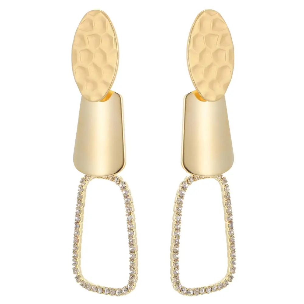 

Модные серьги KIVN, украшения для женщин, золотые геометрические висячие серьги-подвески для женщин, эффектные украшения для вечеринки, дня р...