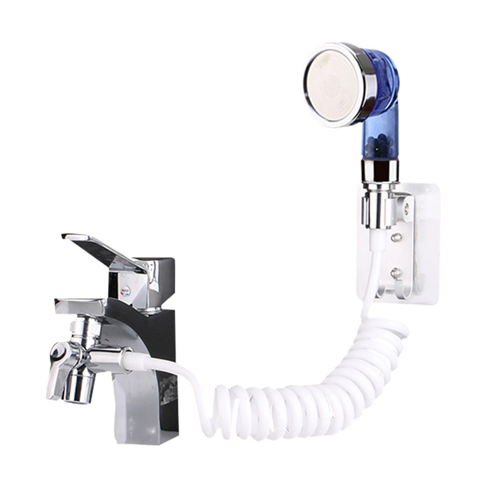 

Spray Bath Handheld Shower Head Faucet External Hand Shower Handheld Sink Shower Head Set for Kitchen Bathroom