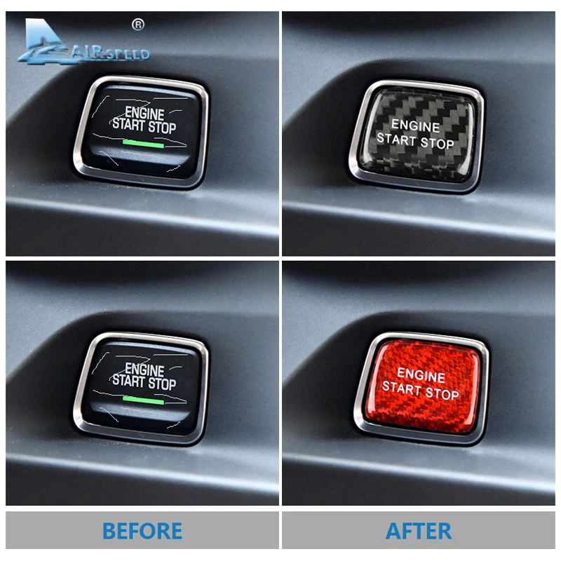 Автомобильное устройство зажигания из углеродного волокна кнопка запуска