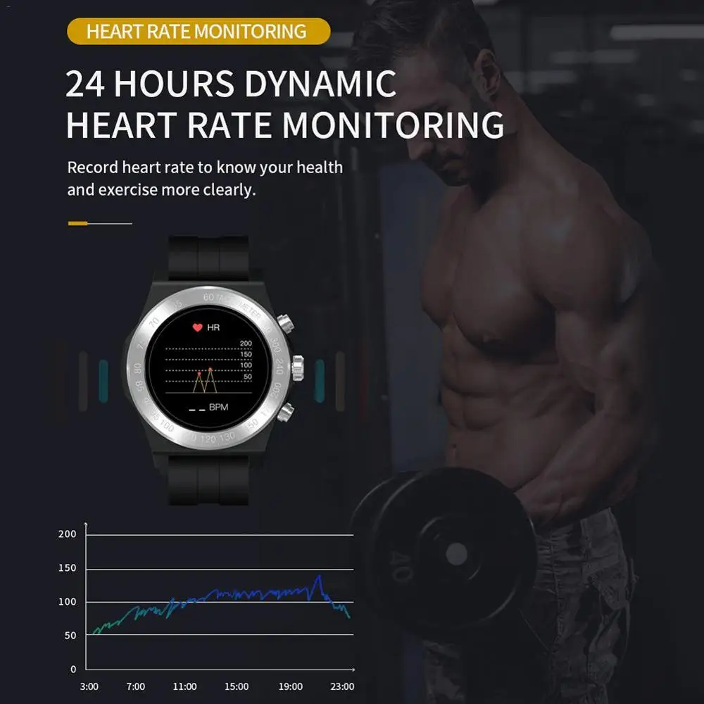 Спортивные часы CK25 мужские умные цветной экран артериальное давление пульсометр