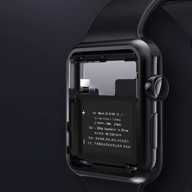 Флюоресцентная батарея для iWatch Series 1 2 3 4 5 GPS LTE 38 мм 40 42 44 резервная Apple Watch |