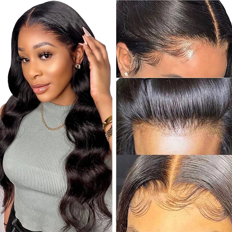 

30 Inch Brazilian Body Wave Wig 13x6 Lace Front Human Hair Wigs For Black Women 250 Density Remy 6x6 Curly Lace Closure Wig
