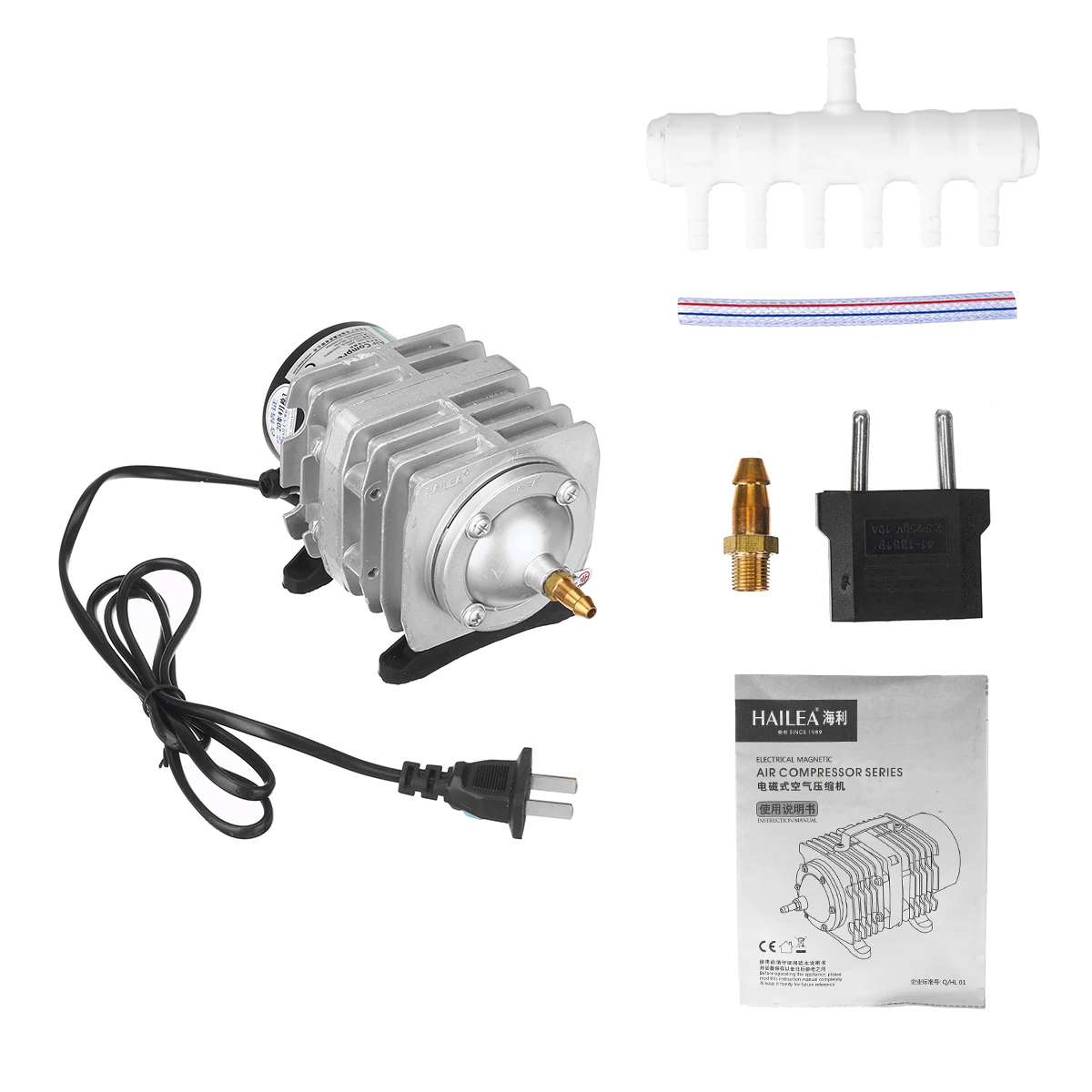 35 Вт 220V 70L/мин Электромагнитная Воздушный компрессор насос аквариум с подачей