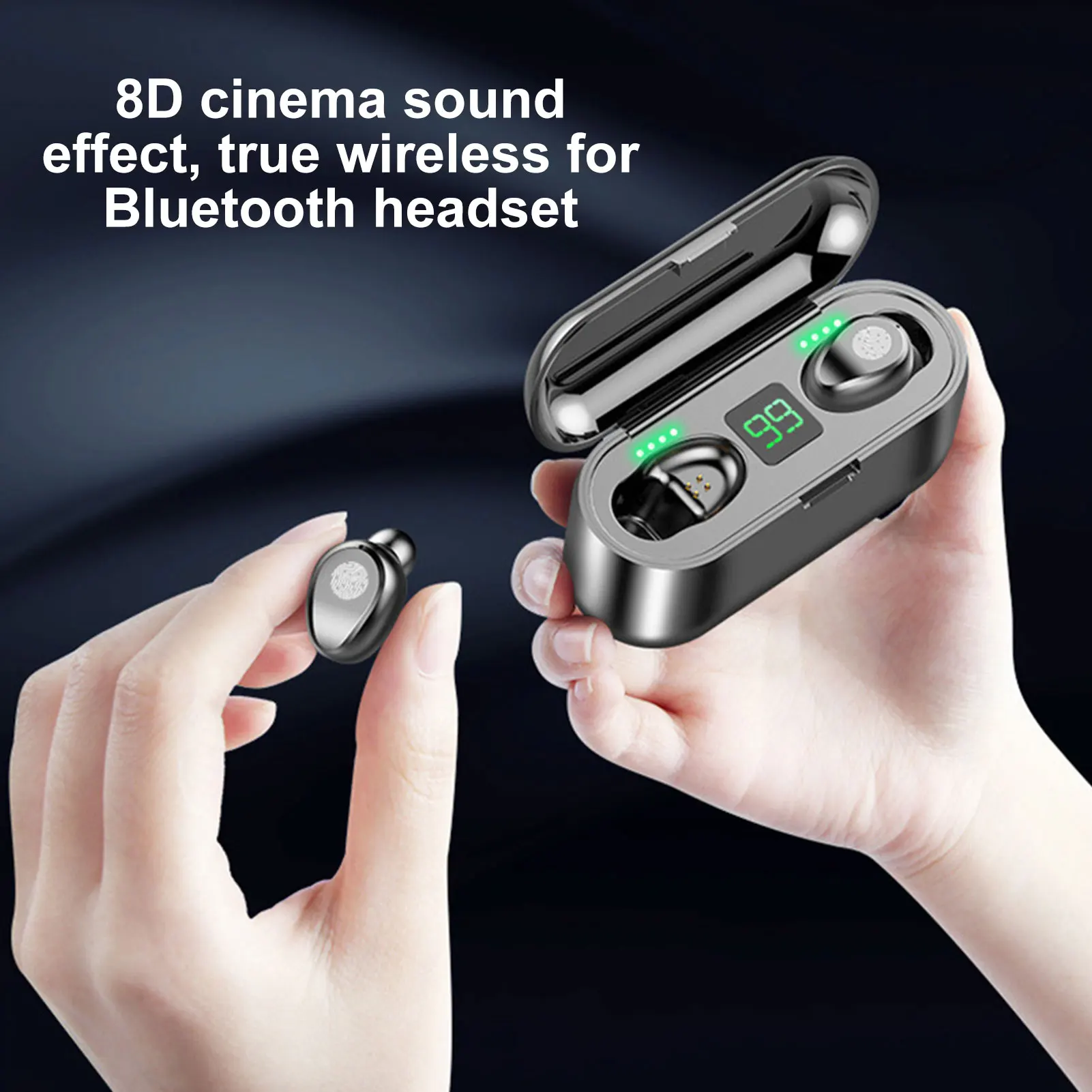 

Touch Screen Display 5.1 For F9 Bluetooth Headset Touch Screen Display Wireless Earphone Headset Accessories Drop Shipping Hot