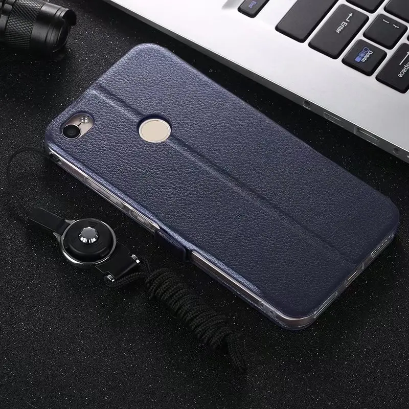 Чехол для Xiaomi Redmi Note 5A ультра тонкий флип-чехол из искусственной кожи Prime Pro чехлы с