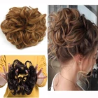 Женские кудрявые волосы Gres, волнистые, блонд, синтетические волосы на ленте, Резиновая лента, Термостойкое волокно