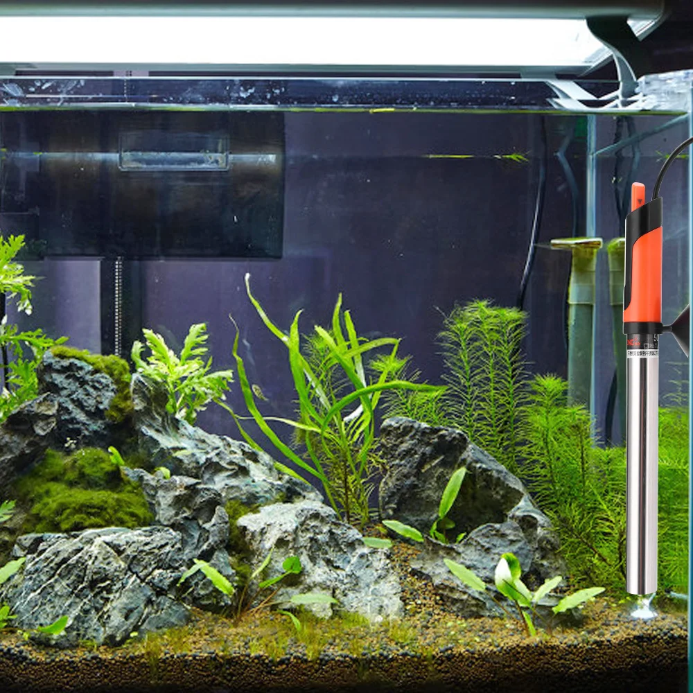 Регулируемый Погружной нагревательный стержень для аквариума 220 240 в нагреватель