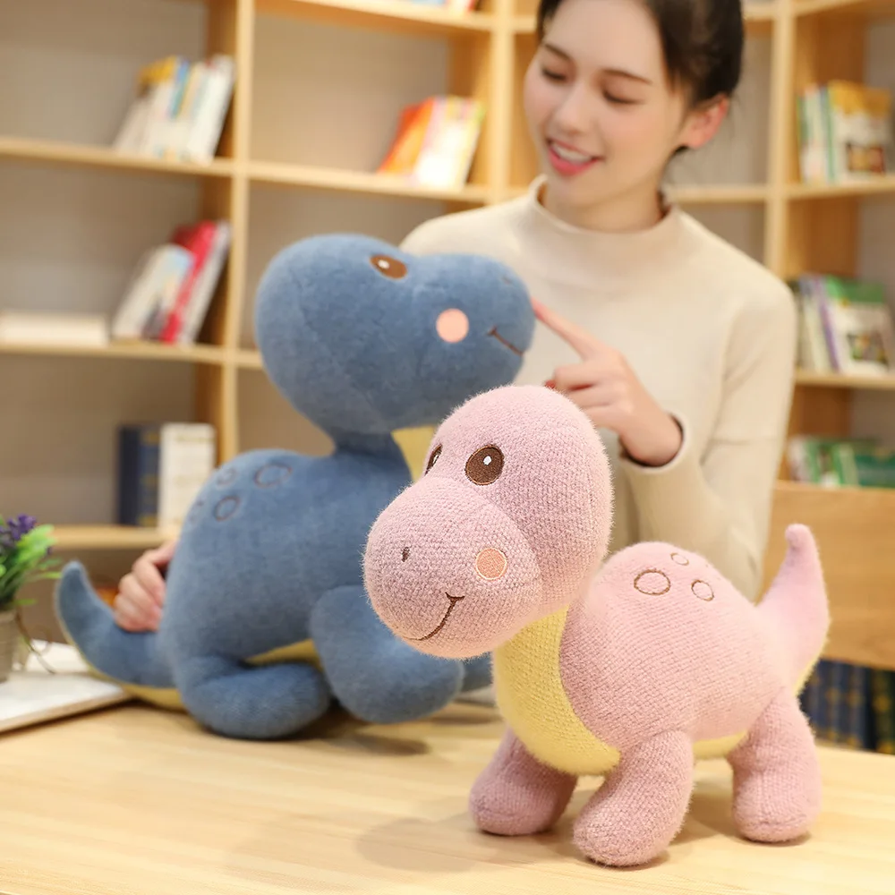 1 шт. мультяшный динозавр примитивный лес животное кукла подушка золотой бархат