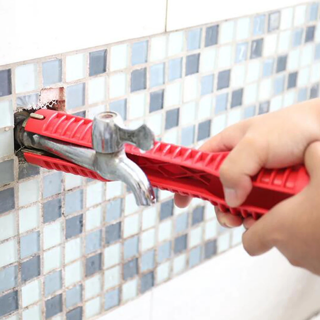 

Multipurpose Faucet and Sink Installer Socket Wrench Tool Red