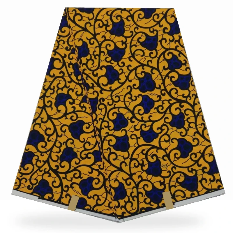 Miss L модная настоящая вощеная ткань tissu africain 6 ярдов/шт 100% хлопковая HL19S111711|lace fabric