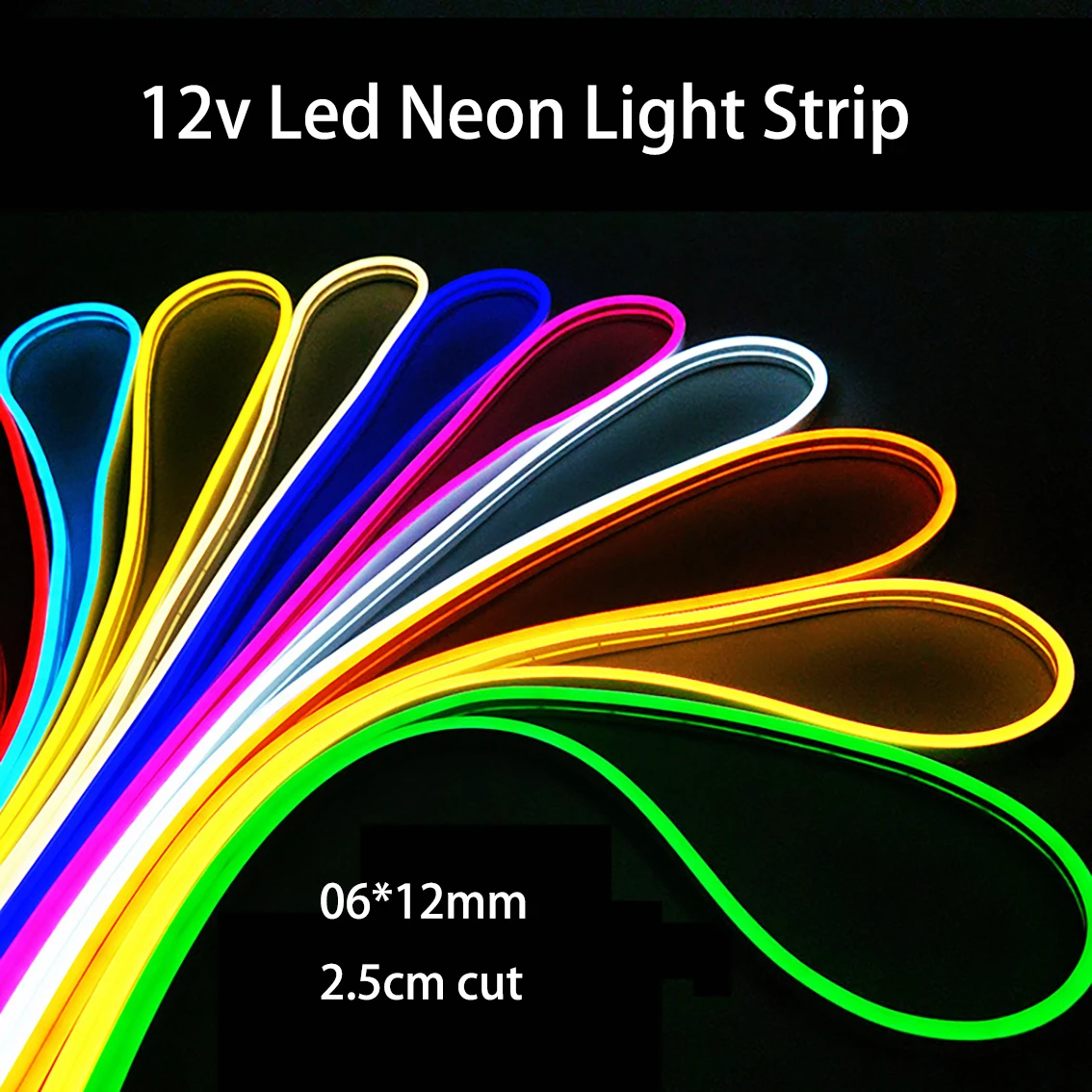 6 мм узкая неоновая световая лента сделай сам DC12V LED SMD 2835 120LED s/M IP67
