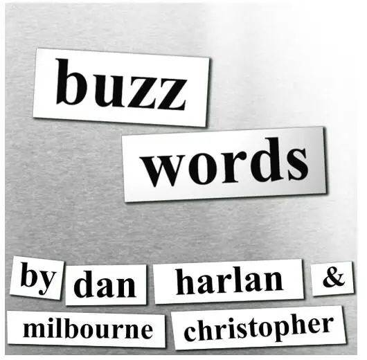 

Buzzwords By Dan Harlan & Milbourne Christopher - magic tricks