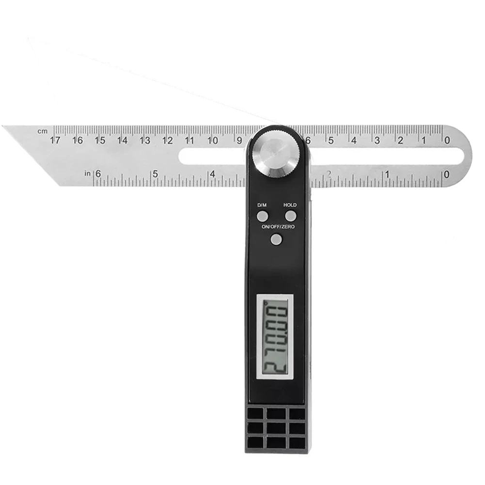 

Angle Finder Digital Protractor Electronic Level T Bevel Stainless Steel Battery Operated 360 Degree Measuring Tool Portable