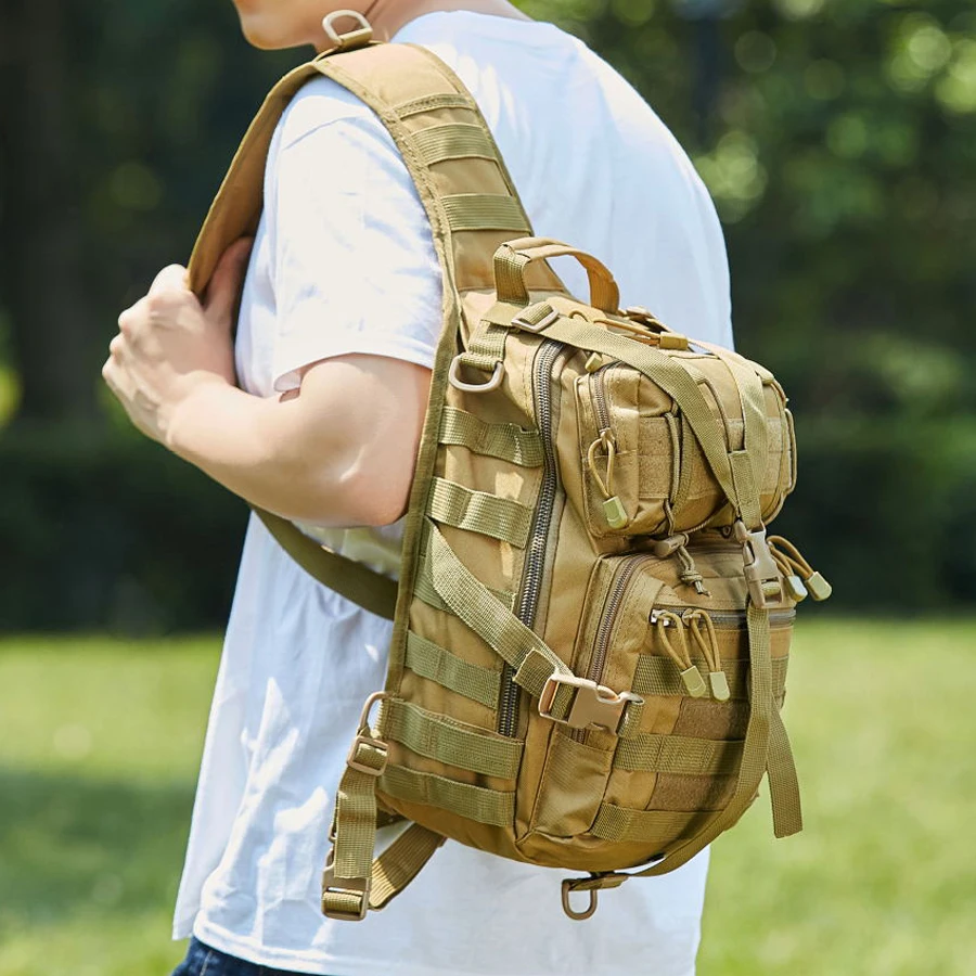 Военная Тактическая Сумка слинг через плечо уличный дорожный Рюкзак Molle