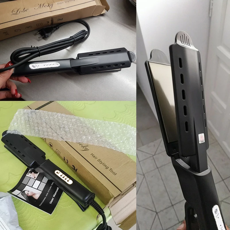 

Xiaomi youpin Hair Straightener Four-gear adjus Heating Plate Ceramic Steam Ionic Flat Iron Hot Hair Straightening For Women