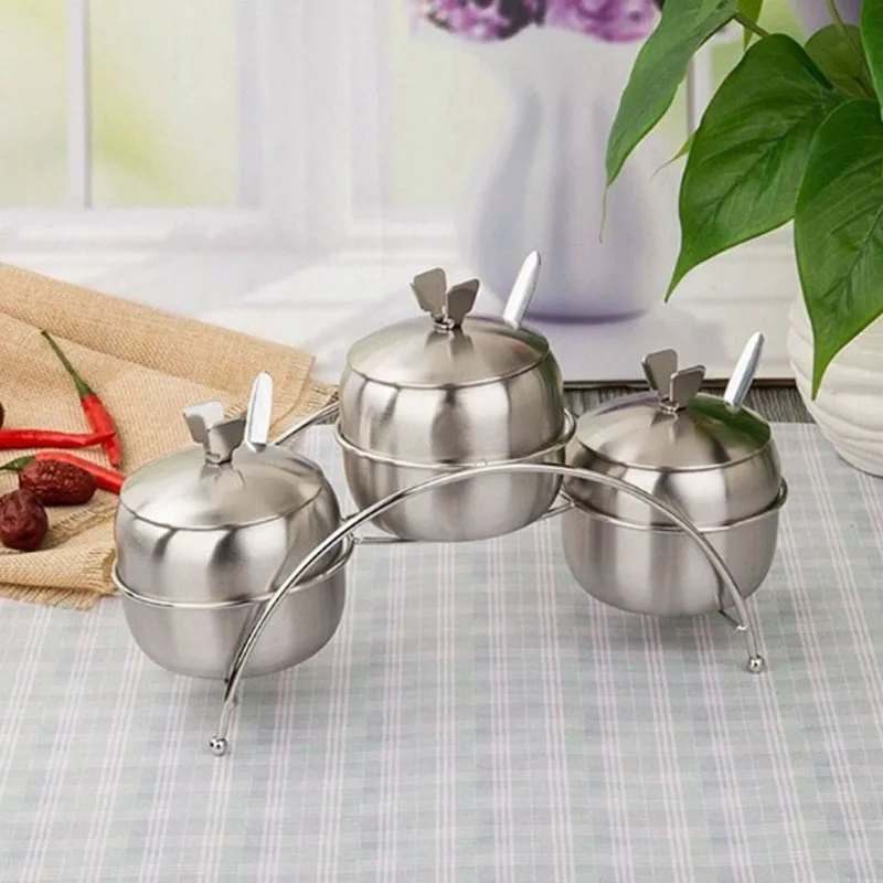 Нержавеющая сталь баночка для специй соли перечница канистра креативные мост