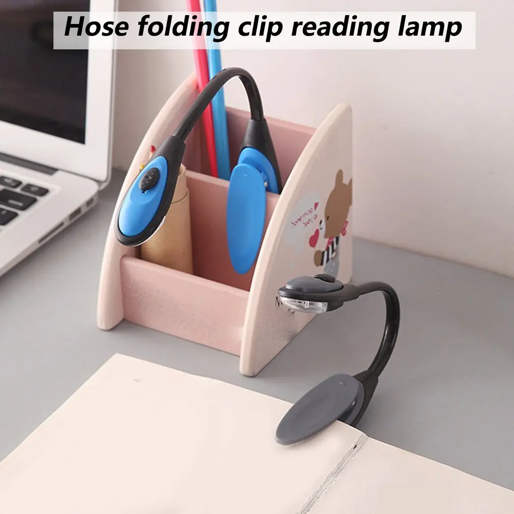 Складная Настольная лампа для чтения гибкий светящийся мини-светильник ноутбука